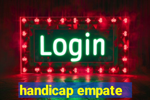 handicap empate -1